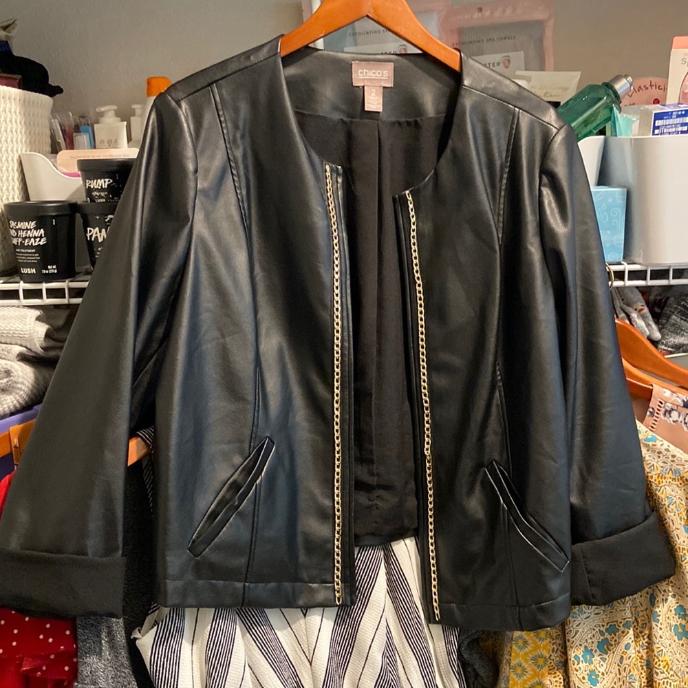 Pleather jacket